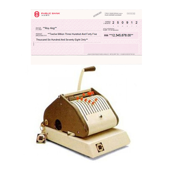 Manual check writer - Image 2